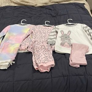Toddler Girls Pant and Sweater Set Lot of 3
